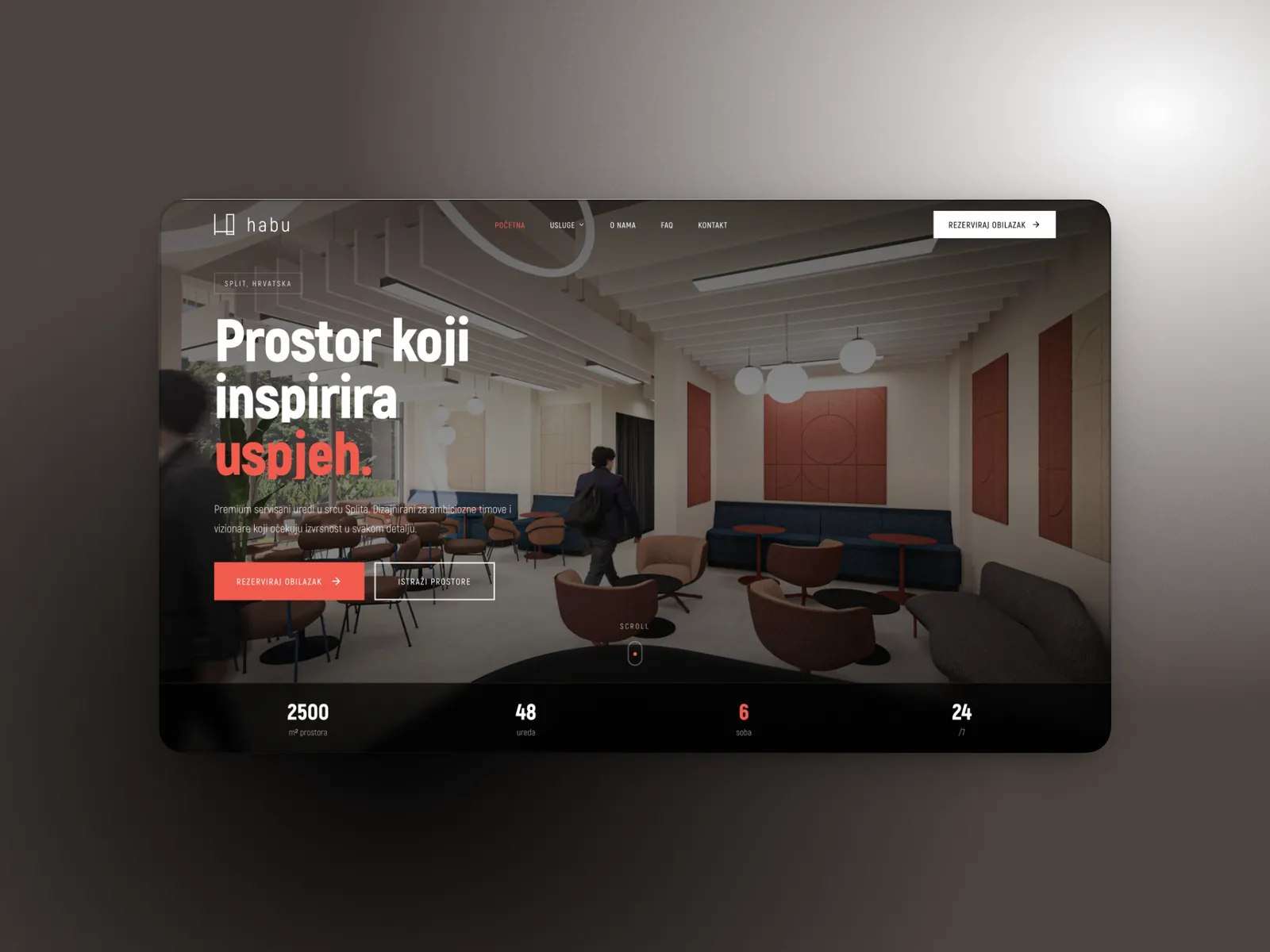Habu — Business & Real Estate website by Webframe